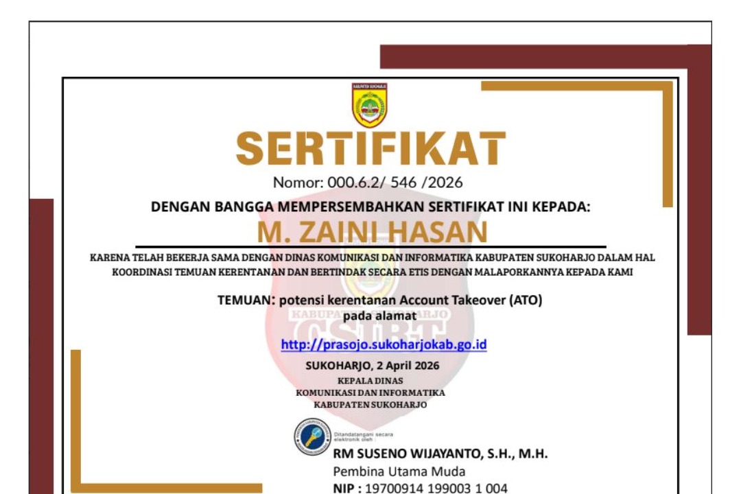 Diskominfo Kabupaten Sukoharjo