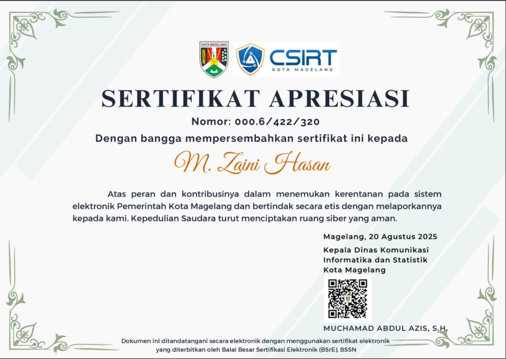 Kota Magelang CSIRT